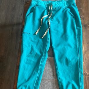 FIGS Women’s Zamora Jogger Scrub Pants Teal